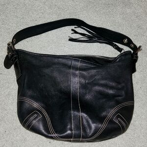 Coach Leather Hobo Bag